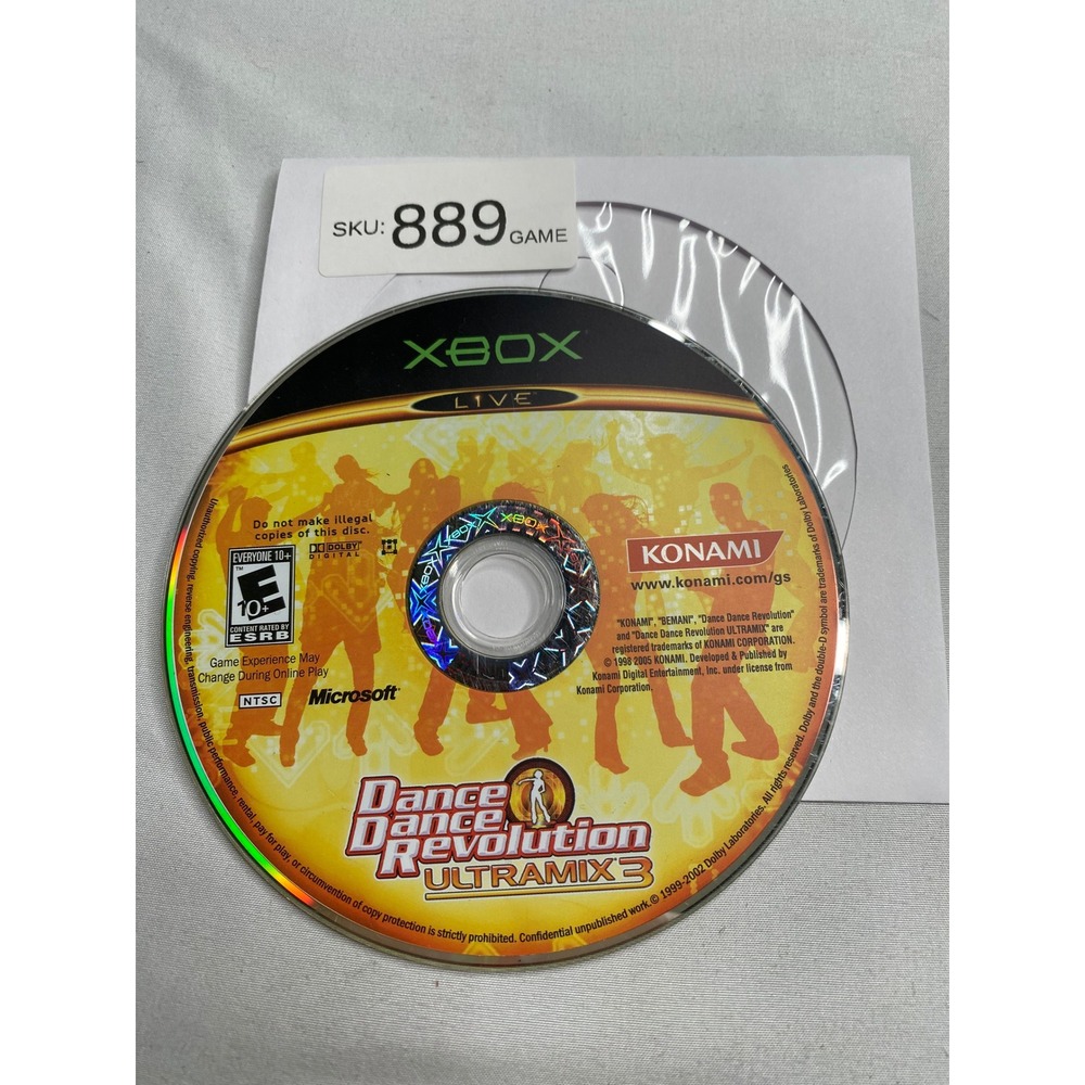 Dance Dance Revolution Ultramix 3 Microsoft Xbox